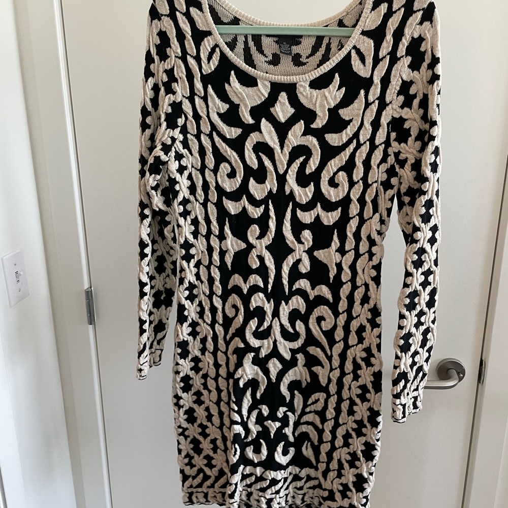 INC Women’s long sleeve sweater dress